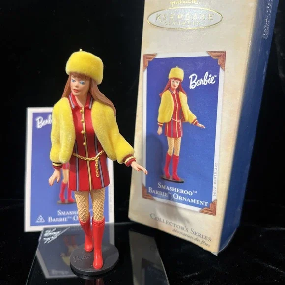 Hallmark Keepsake Christmas Ornament Smasheroo 60s‎ Barbie #4 Vintage 2004