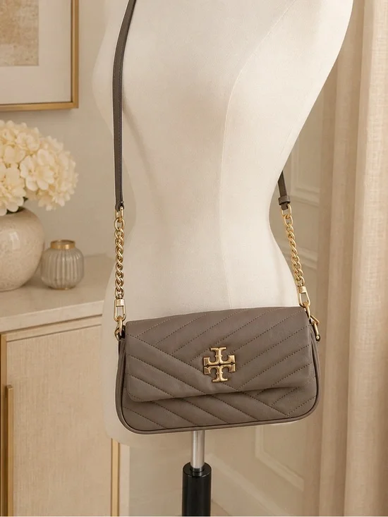Tory Burch Kira Quilted Leather Shoulder/Crossbody Bag