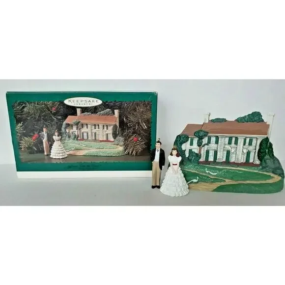 1996‎ Hallmark Keepsake Ornaments Gone with the Wind 3 Piece Set U17