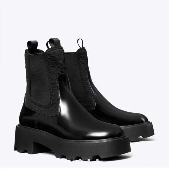 Tory Burch T Monogram Chelsea Lug Boot
