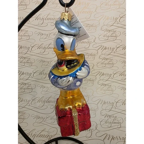 1996 Christopher Radko Disney Donald Duck Ready For Sea Ornament 6