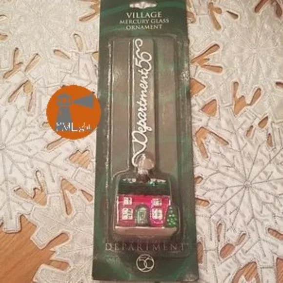 Department 56 New Village Mercury Glass Ornament