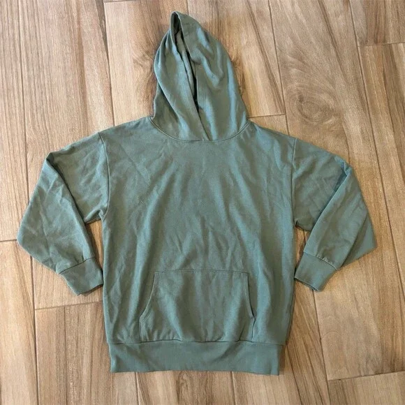 GAP Hoodie Mens Size S Olive Green Pullover Kangaroo Pocket Casual