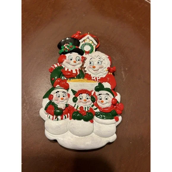 Snowman Family of 5 Christmas Ornament Rudolph‎ and Me Inc.
