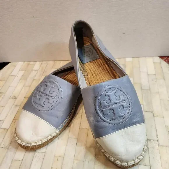 Tory Burch Ines color-block leather espadrille flats