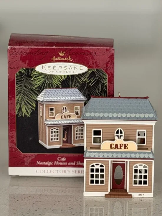 Hallmark Ornament Nostalgic Houses and Shops Cafe #14