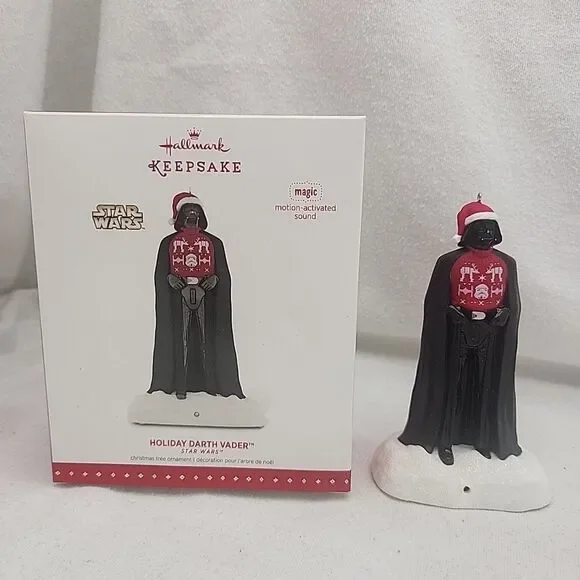 Ornament Hallmark Keepsake Holiday Darth Vader Star Wars Motion Activated Sound