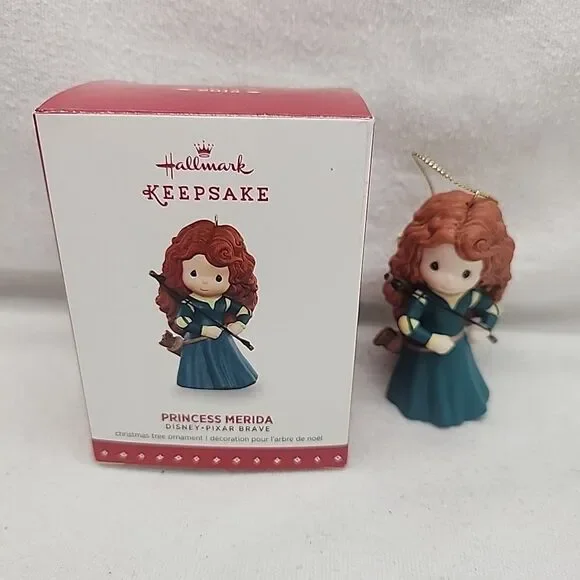 Ornament Hallmark Keepsake Precious Moments Disney Princess Brave Merida 2015