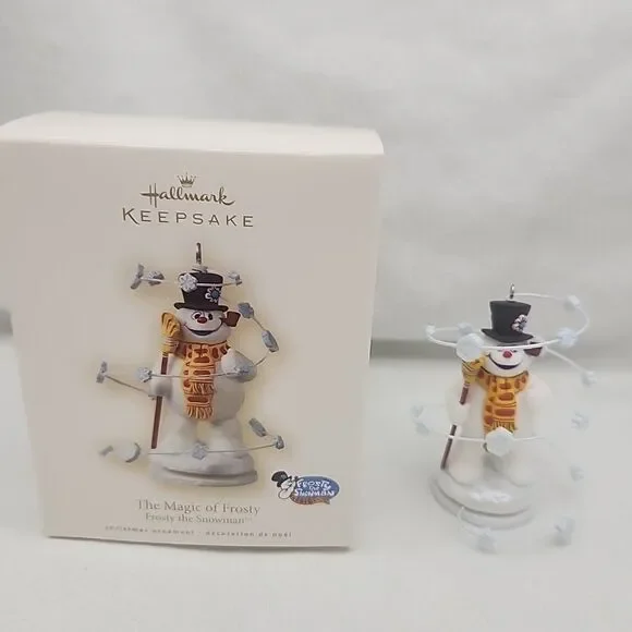Ornament Hallmark Keepsake The Magic Of Frosty The Snowman 2007 Warner Bros  NEW
