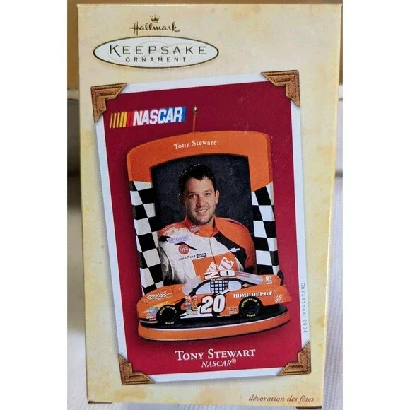 NASCAR Hallmark Keepsake Ornament Christmas Tree Ornament Tony Stewart #20 NEW