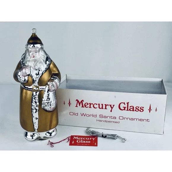 Dept 56 Christmas Mercury Glass Old World 10
