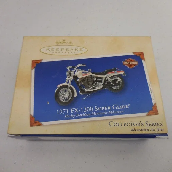 Hallmark 2002 Harley-Davidson 1971 FX-1200 Super Glide Keepsake Ornament QXI8123