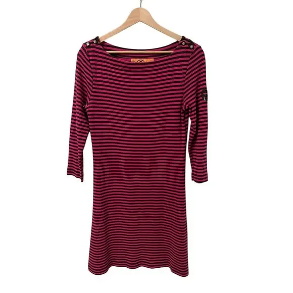 Tory Burch Striped Casual Dress Sz S