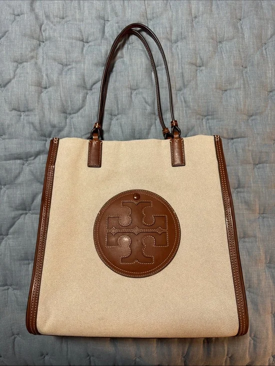 Tory Burch Ella Canvas Tote Tall