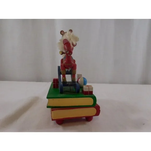 Wooden Motion‎ Rocking Horse Music Box Plays 