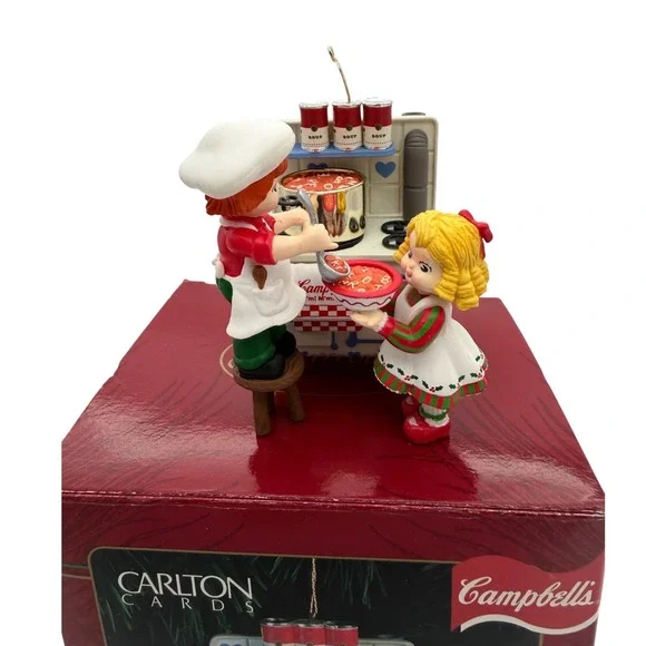 Carlton Cards‎ Heirloom Campbell's Kids M'm M'm From the Kitchen Ornament 1998
