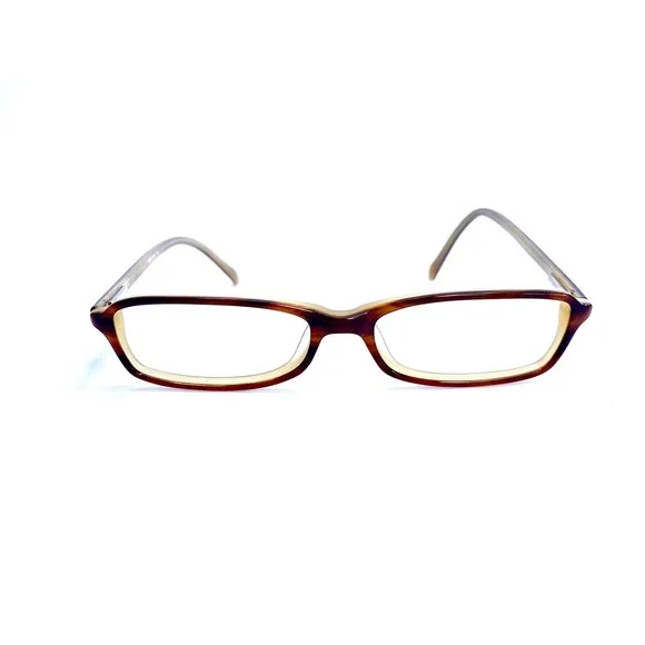 Kate Spade Brown Beige Tortoise Rectangular Glasses Italy Edie 0FS5 50 15 135