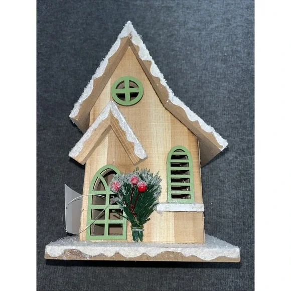 Holiday Lane Christmas decorations light up house 9.5 in