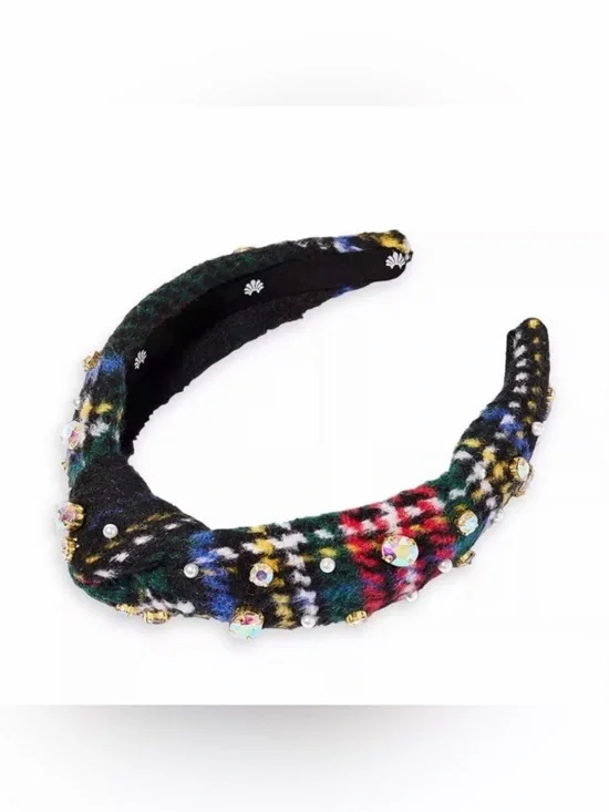 Lele sadoughi kids embellished flannel headband