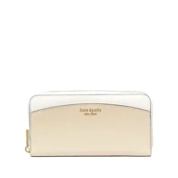 Kate Spade NY Morgan Colorblock Saffiano Leather Women’s Zip Around Wallet