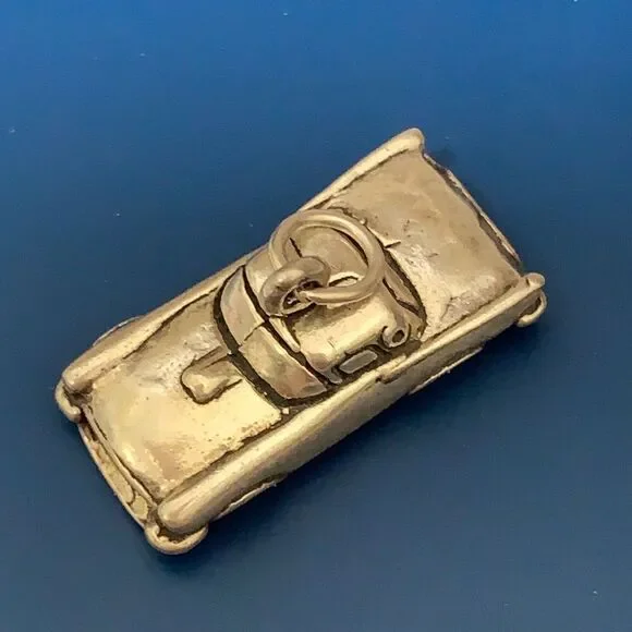 .925 Vintage Car Sterling Silver Jewelry Charm #travel #car collector #auto