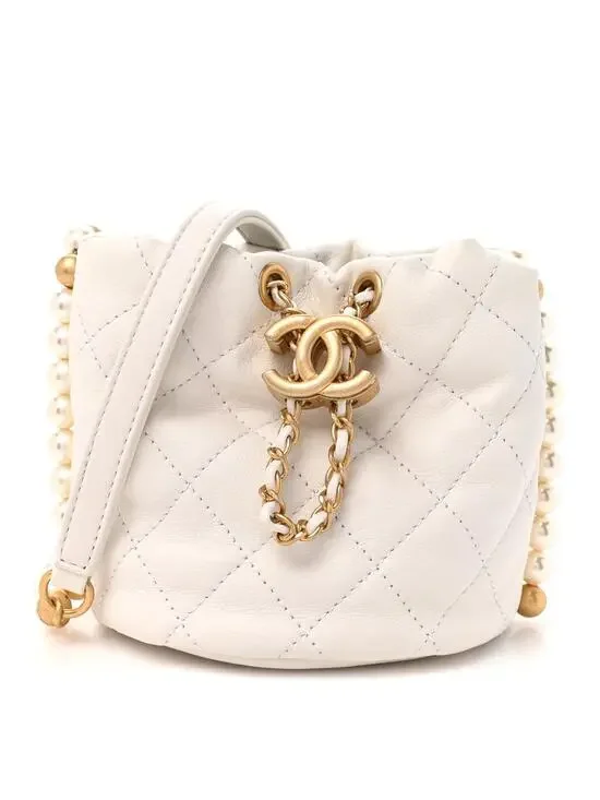 Chanel Calfskin Quilted Pearl Mini #339519C19B