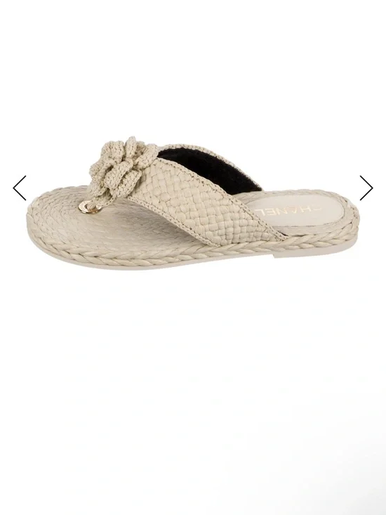 Chanel 2023 Interlocking CC Logo Espadrilles Women's Size: 10 | IT 40 NWT IN BOX