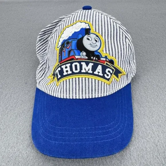 Thomas and‎ Friends Engineer Trucker Hat Blue White Stripe One Size Kids