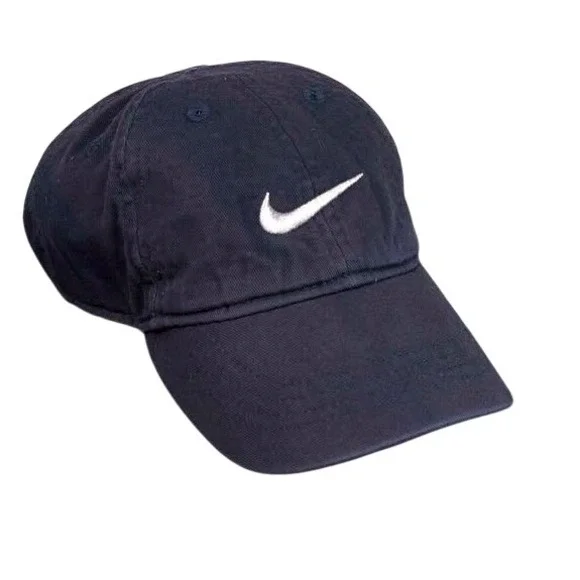 Nike ~ TODDLER ~ Navy ~ Blue Baseball Hat‎ ~ Adjustable/Embroidered Logo/Clean