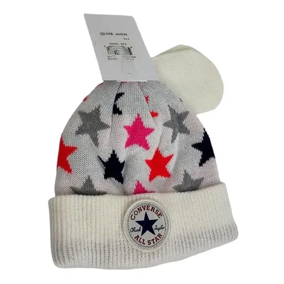 Converse Chuck Taylor All Stars Hat and Gloves Set Baby 12-24 Months New