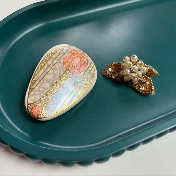 Unique Handmade Vintage 1980s One of a Kind Brooch Lot