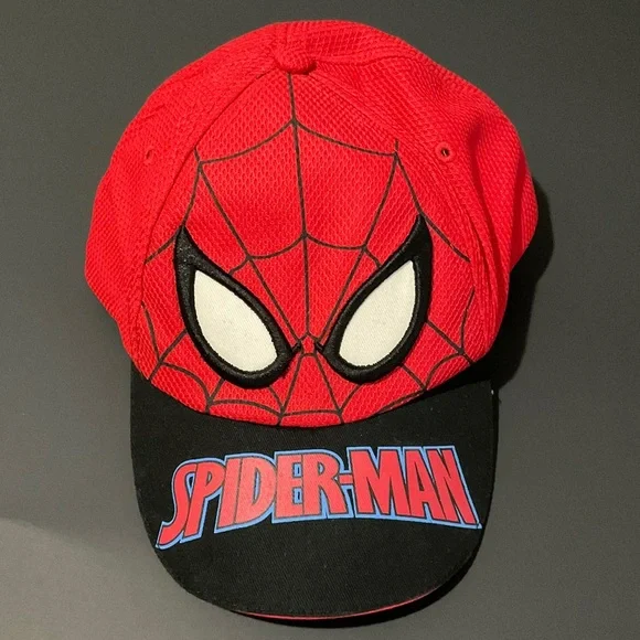Marvel Spiderman Hat Adjustable Superhero - NWOT