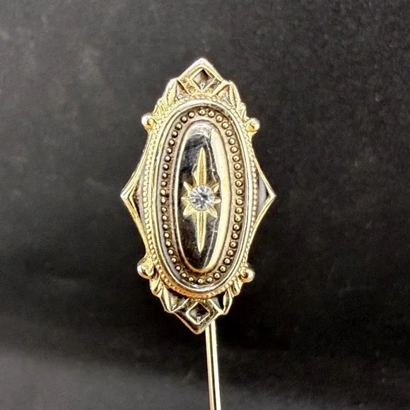 Vintage Avon Stick‎ Pin Kensington Gold Tone