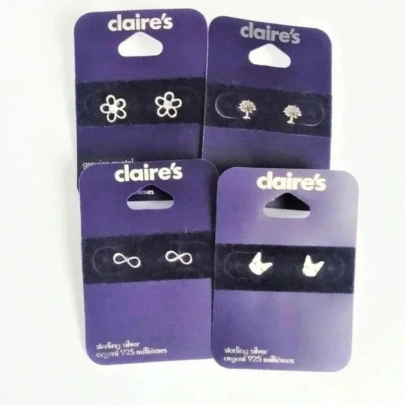 Claire's Lot of 4‎ Earrings New