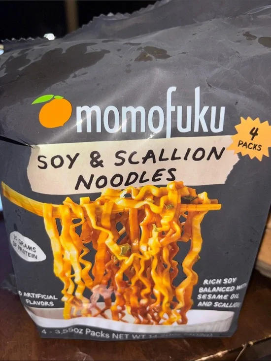 Soy & Scallion Noodles – momofuko Pack of 4 Rich Soy Sesame Oil & Scallions