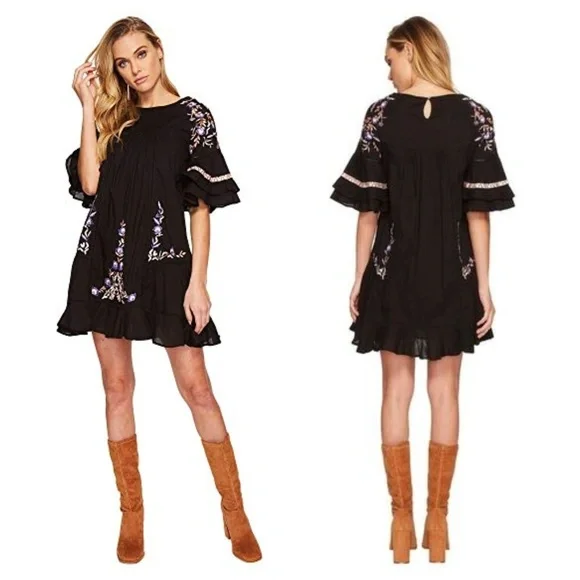 Free People Embroidery Boho Pavlo Dress‎