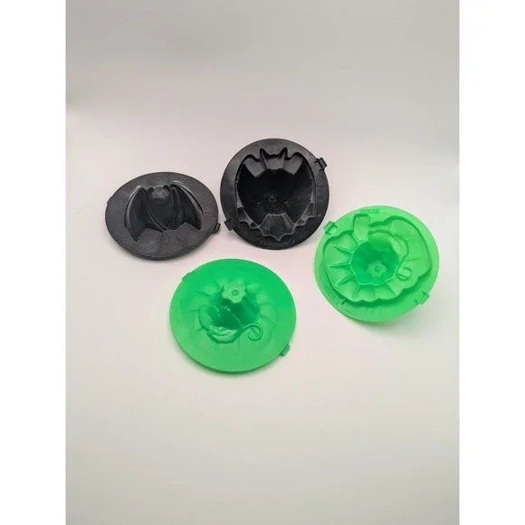 1990s McDonalds Halloween Meal‎ Bucket Replacement Cookie Cutter Lid Pumpkin Bat
