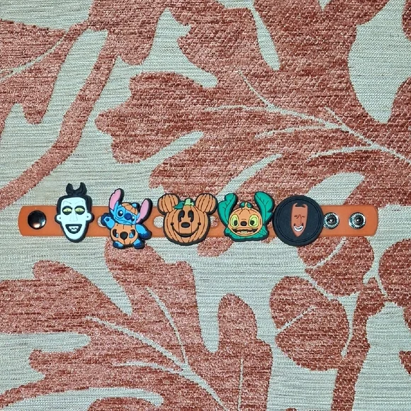 Disney Halloween Jibbitz Crocs Shoe Charms Bracelet