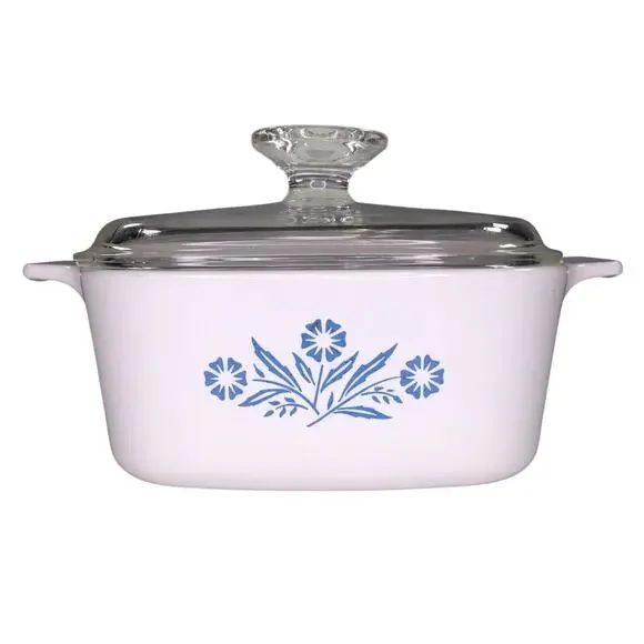 Corning Ware Blue Cornflower 1.5 Qt with lid A-1 1/2-B Vintage 1.5 Qt