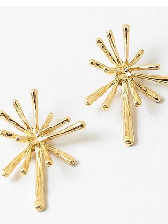 Erin McDermott Starburst Gold Studs