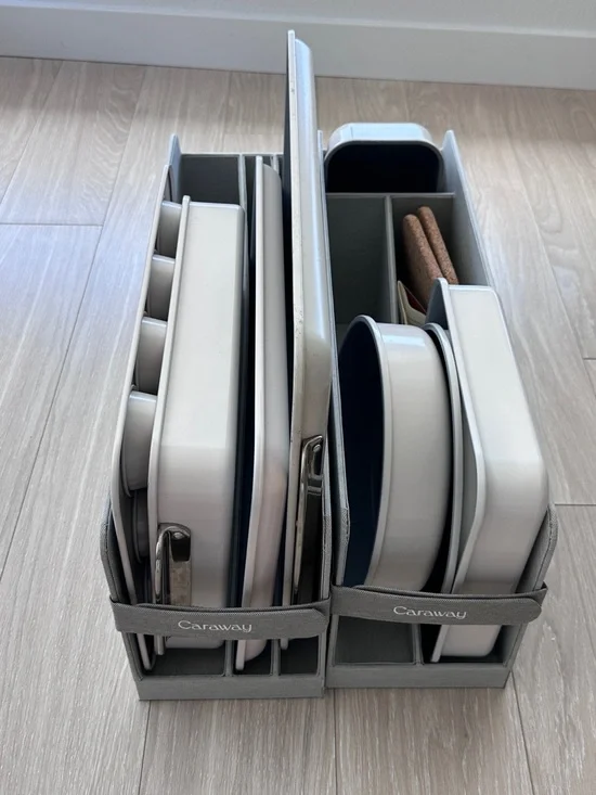 Caraway Bakeware Set: 10-Piece Set With Storage Organizers