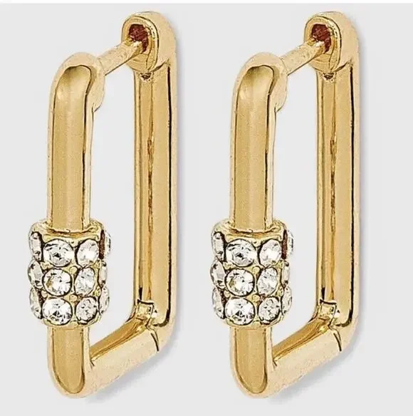 Sugarfix By Baublebar Square Hoop Earrings