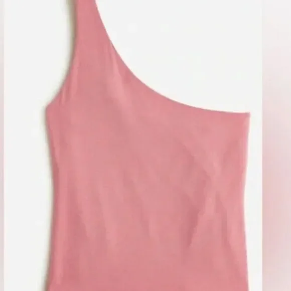 J Crew FormKnit one-shou one-shoulder tank top - Size L - NWT