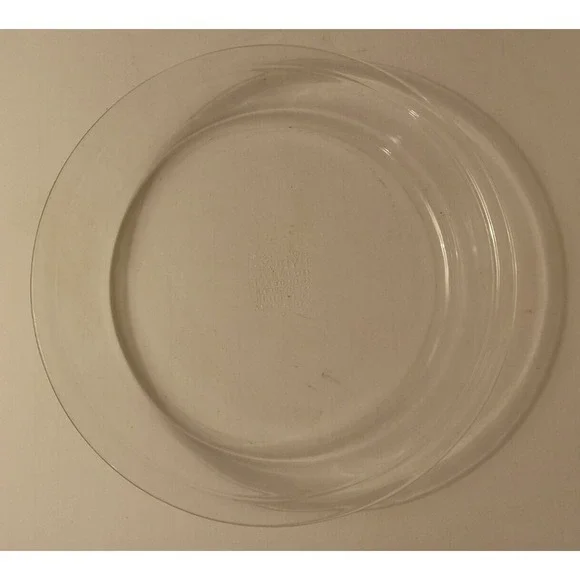 PYREX 209 Pie Dish 9 inch Baking Plate Clear Glass Vintage 1990s Round
