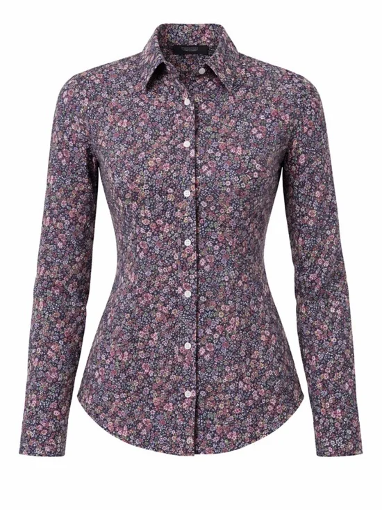 Liberty Art Fabrics X J. Crew Cotton Button Down Blouse Top Size 00