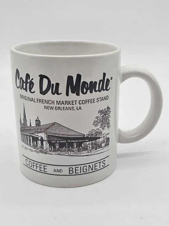 Cafe Du Monde Coffee Mug Cup French Market Coffee Stand New Orleans LA Beignets