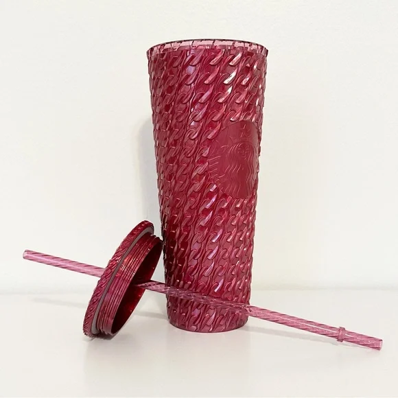 Starbucks NWT Holiday Merlot Jeweled Venti Travel Tumbler