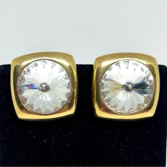 Vintage Modernist Couture Earrings