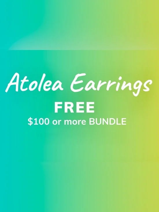 Atolea Gold Drop Earrings - gold‎ waterproof hoops- Spend $100= FREE GIFT
