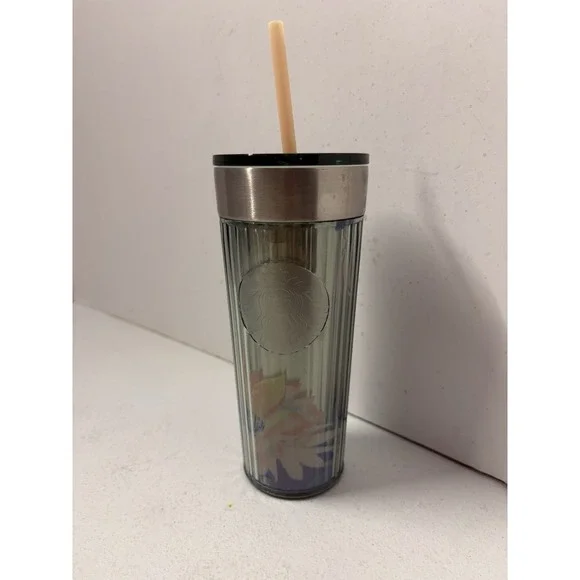 Starbucks Tumbler, 16oz, Summer 2023, Layered Grandoise Garden‎ Stainless Steel